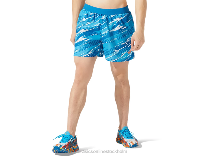 Asics färginjektion 5kort sagt män D6D01913 återfödd blå