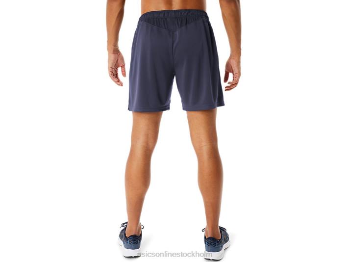 Asics hybrid 7in shorts män D6D0261 indigo dimma