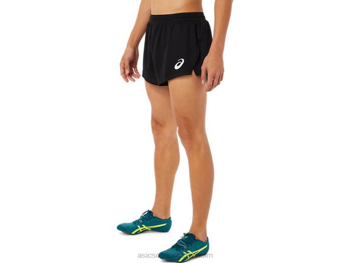 Asics lätt stickad kort män D6D01446 prestanda svart