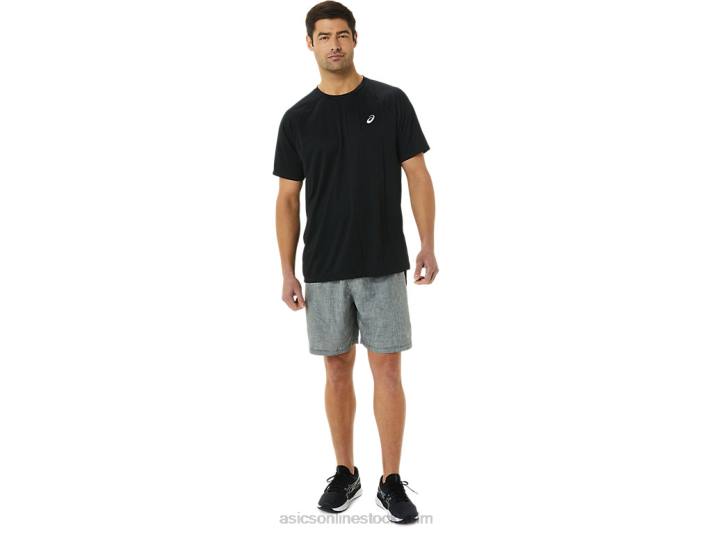 Asics färdigställt lyte kort ärm män D6D01417 prestanda svart