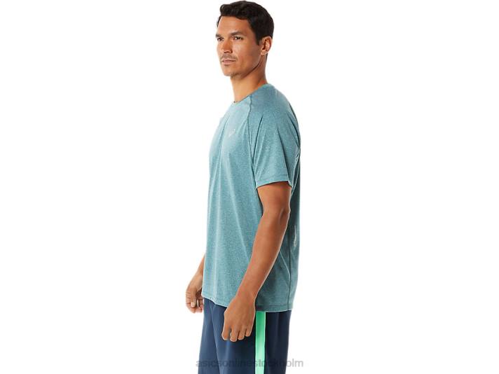 Asics färdigställt lyte kort ärm män D6D0944 sammets tallljung