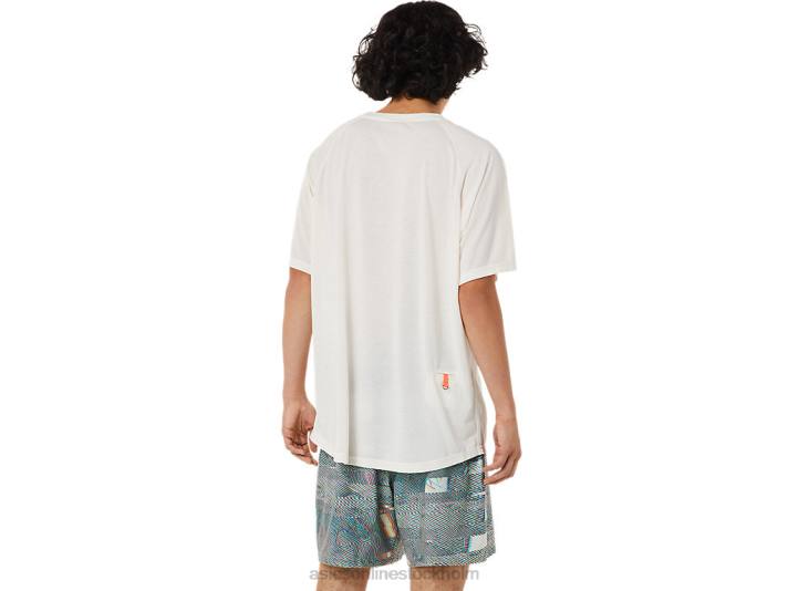 Asics ficka kortärmad topp män D6D01405 grädde