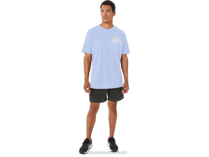 Asics fuji 1977-tröja män D6D026 mjuk himmel