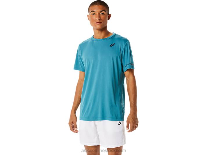 Asics kortärmad t-shirt män D6D01138 dimmig tall