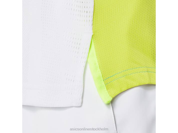 Asics match pikétröja män D6D01504 briljant vit/is mynta