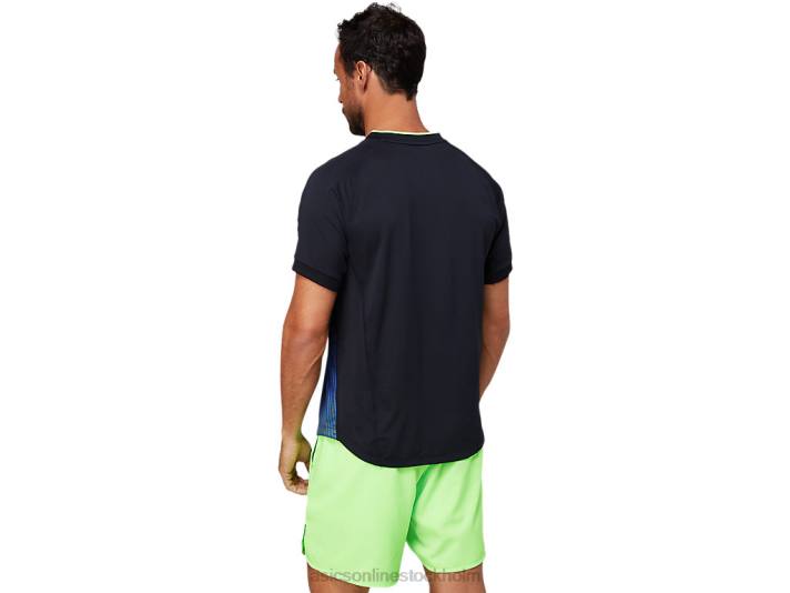 Asics matcha grafisk t-shirt män D6D01830 prestanda svart