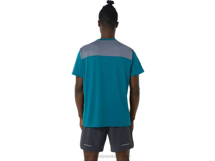 Asics pr lyte kortärmad män D6D01019 sammetsfuru/metropol