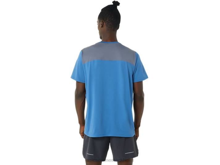 Asics pr lyte kortärmad män D6D01032 azurblå/metropol