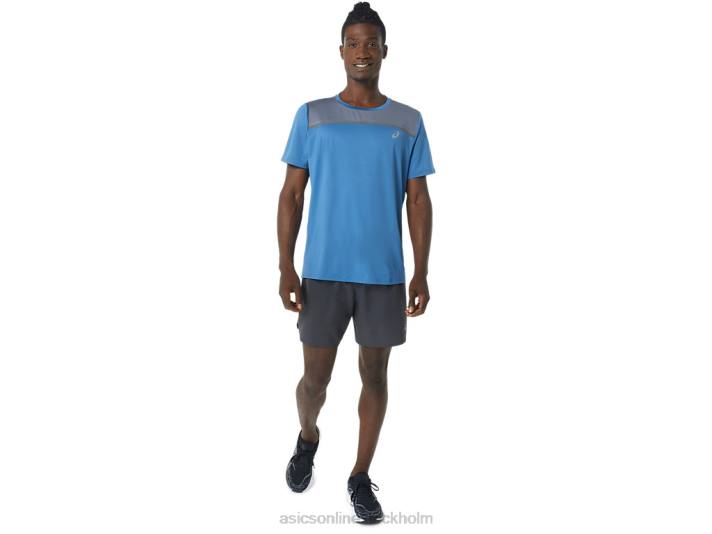 Asics pr lyte kortärmad män D6D01032 azurblå/metropol