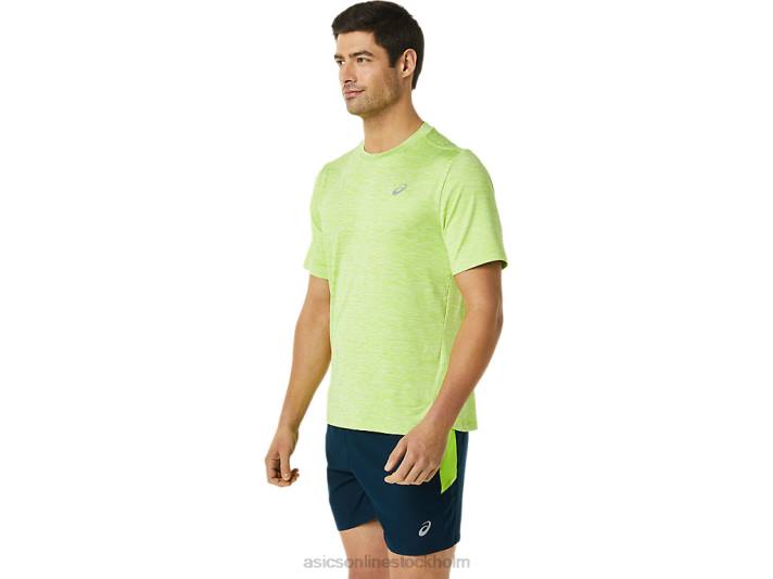 Asics pr lyte kortärmad män D6D01366 hazard grön ljung
