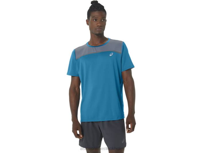 Asics pr lyte kortärmad män D6D0229 ö blå
