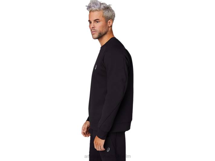 Asics rörlighet stickat besättning män D6D01667 prestanda svart