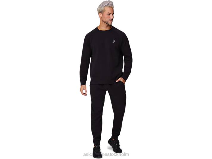 Asics rörlighet stickat besättning män D6D01667 prestanda svart