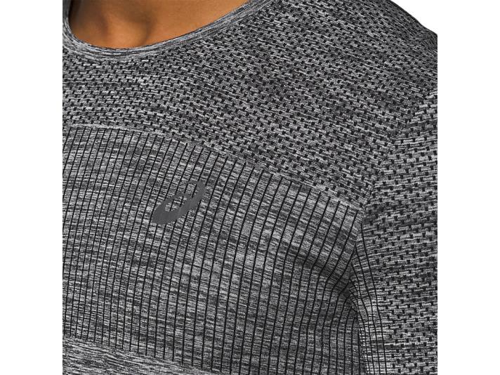 Asics race sömlös långärmad män D6D02048 prestanda svart