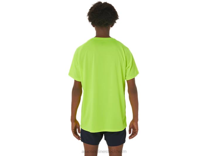 Asics skor grafisk kortärmad topp män D6D0279 säkerhetsgul