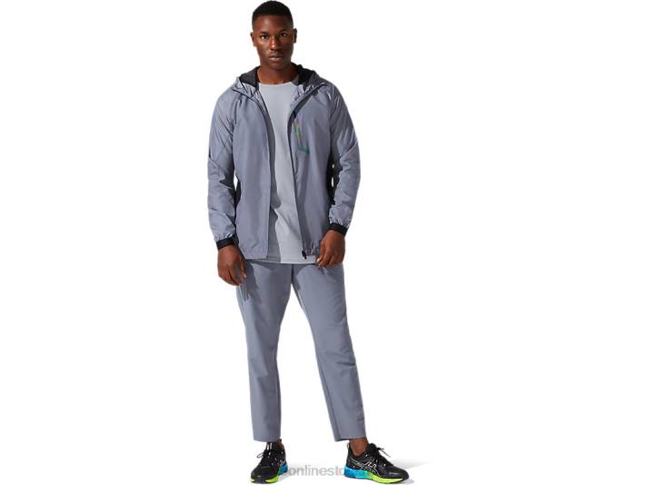 Asics smsb tränings kortärmad topp män D6D01991 plåtsten