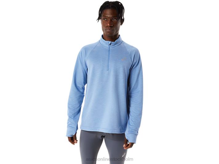 Asics thermopolis vinter 1/2 dragkedja män D6D01063 blå harmoniljung