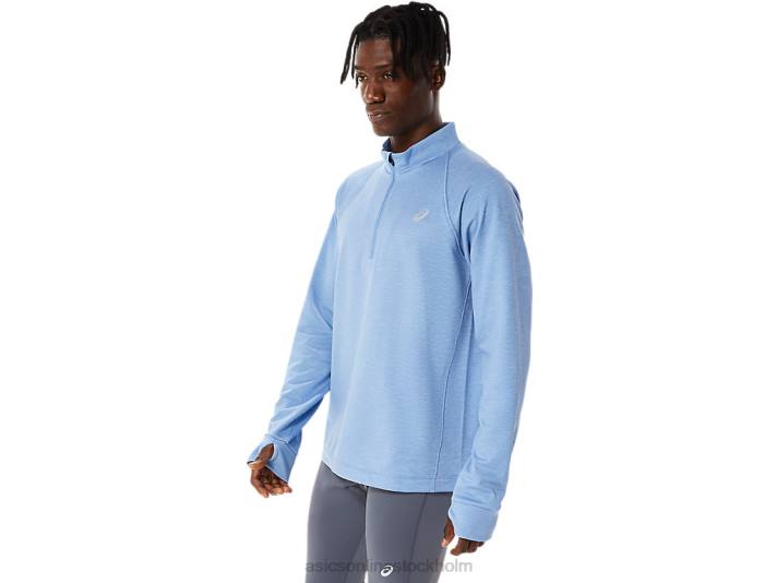 Asics thermopolis vinter 1/2 dragkedja män D6D01063 blå harmoniljung