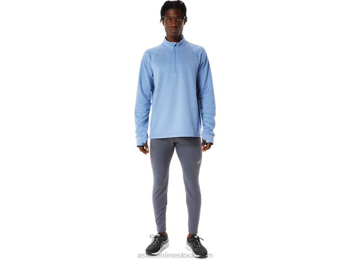 Asics thermopolis vinter 1/2 dragkedja män D6D01063 blå harmoniljung