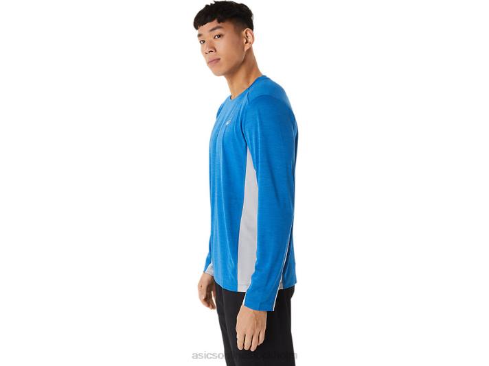 Asics träna sana långärmad män D6D01412 lake drive/piemonte grå