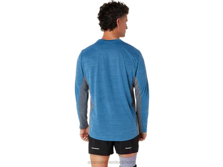 Asics träna sana långärmad män D6D0604 azurblå/metropol