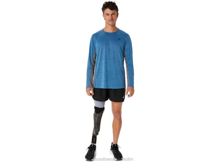 Asics träna sana långärmad män D6D0604 azurblå/metropol