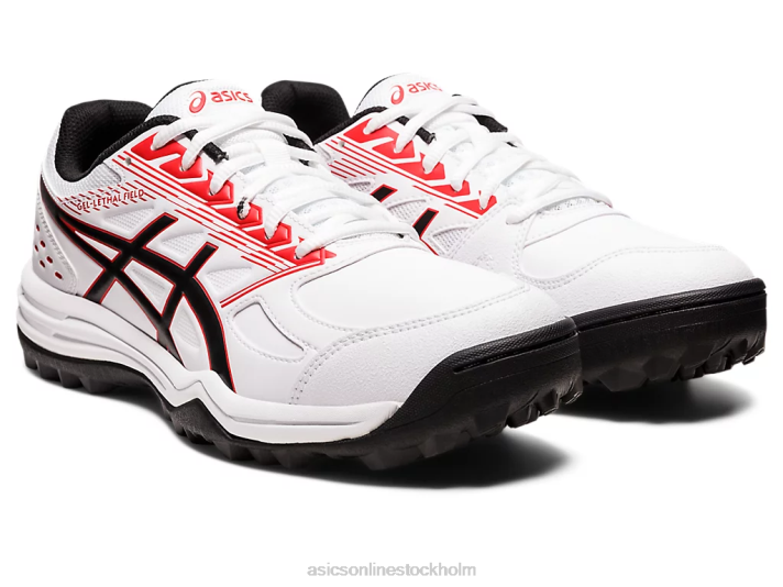 Asics gel-dödligt fält män D6D01196 vit/klassisk röd
