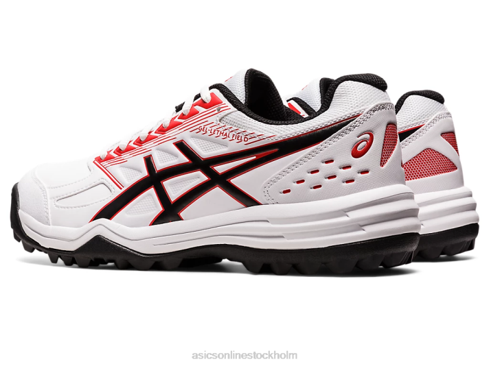 Asics gel-dödligt fält män D6D01196 vit/klassisk röd