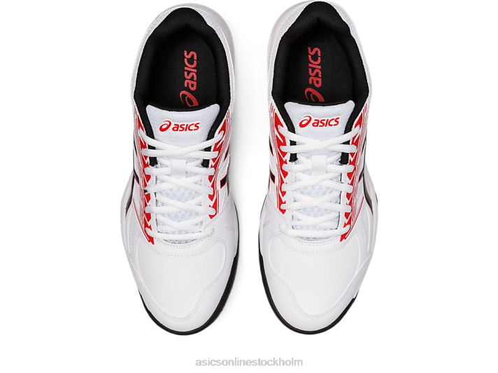 Asics gel-dödligt fält män D6D01196 vit/klassisk röd