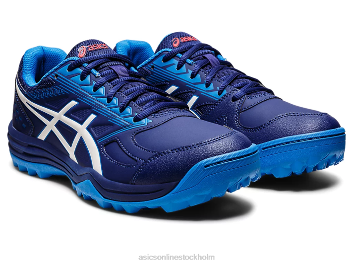 Asics gel-dödligt fält män D6D01213 dyk blå/vit