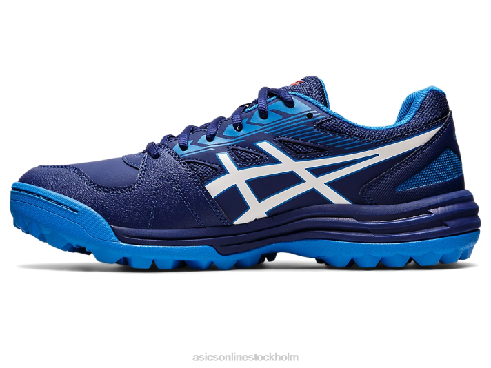 Asics gel-dödligt fält män D6D01213 dyk blå/vit