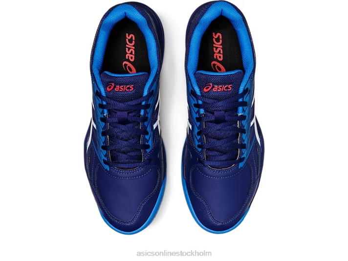 Asics gel-dödligt fält män D6D01213 dyk blå/vit