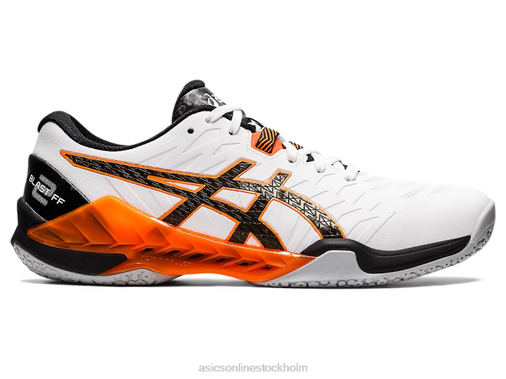 Asics spränga ff 2 män D6D01608 vit svart