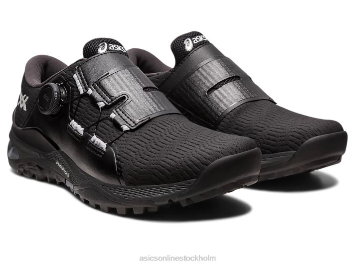 Asics gel-kayano ace boa män D6D0302 svart/rent silver