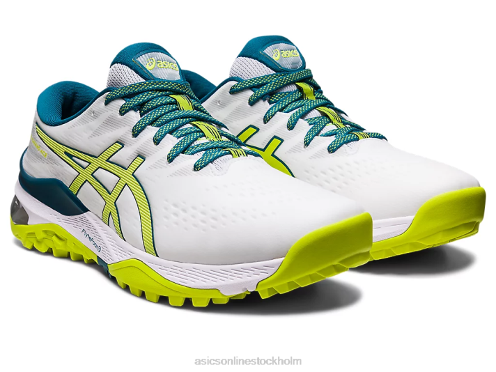 Asics gel-kayano ess män D6D0457 vit/neon lime