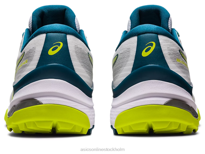 Asics gel-kayano ess män D6D0457 vit/neon lime