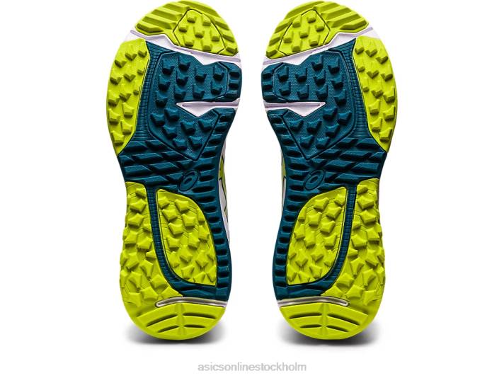 Asics gel-kayano ess män D6D0457 vit/neon lime