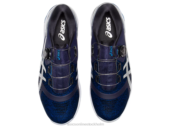Asics gel-kurs duo boa män D6D02012 peacoat/rent silver