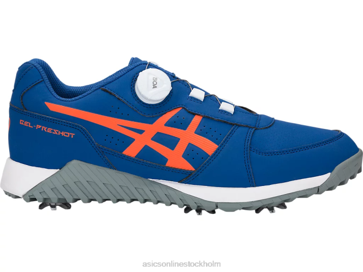 Asics gel-preshot boa män D6D01596 imperial/nova orange