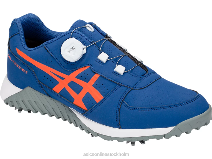 Asics gel-preshot boa män D6D01596 imperial/nova orange