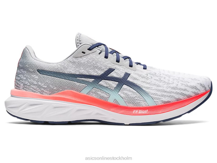 Asics dynablast 2 män D6D01441 glaciärgrå/åskblå