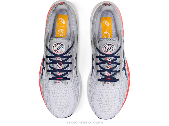 Asics dynablast 2 män D6D01441 glaciärgrå/åskblå