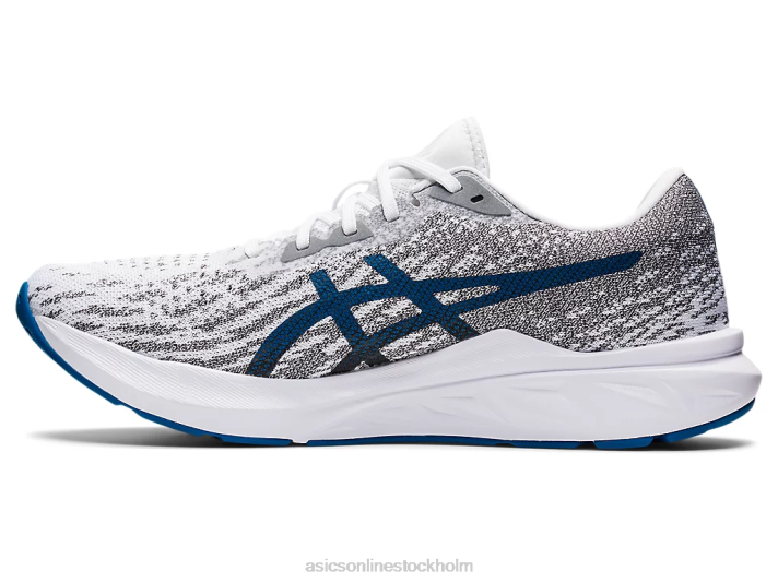 Asics dynablast 2 män D6D01479 vit/lake drive