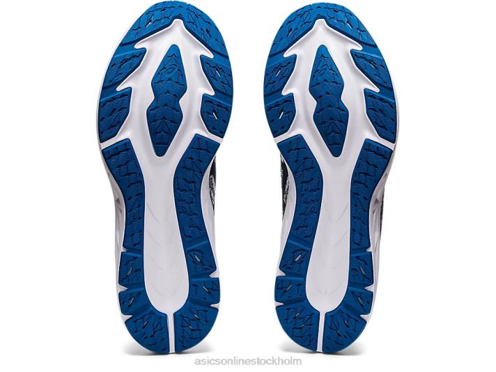Asics dynablast 2 män D6D01479 vit/lake drive