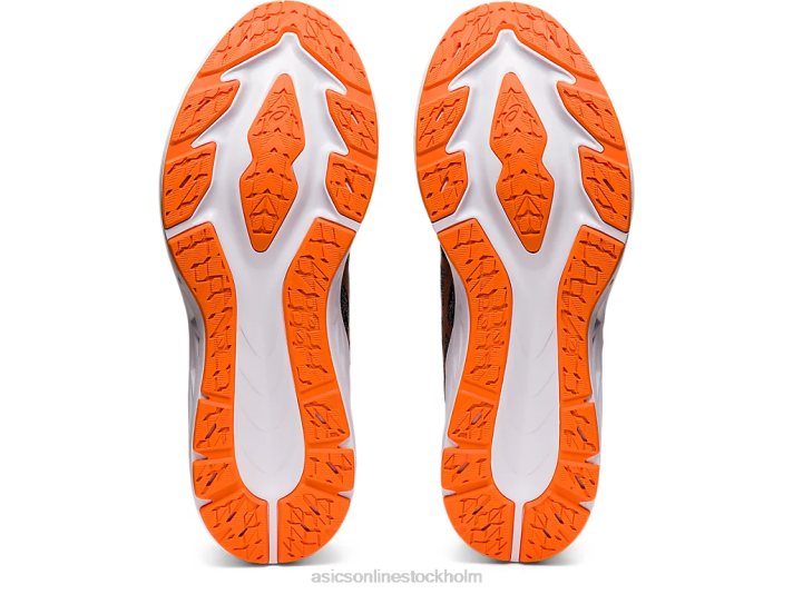 Asics dynablast 2 män D6D01486 svart/chockerande orange