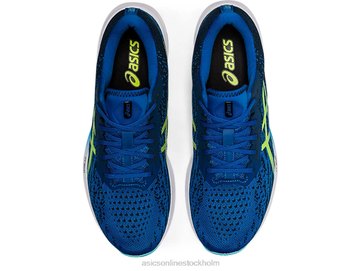 Asics dynablast 2 män D6D01492 lake drive/hazard green