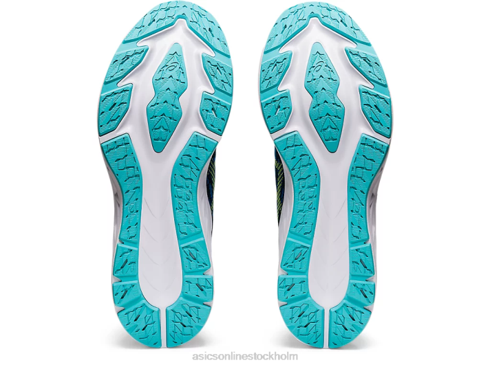 Asics dynablast 2 män D6D01492 lake drive/hazard green