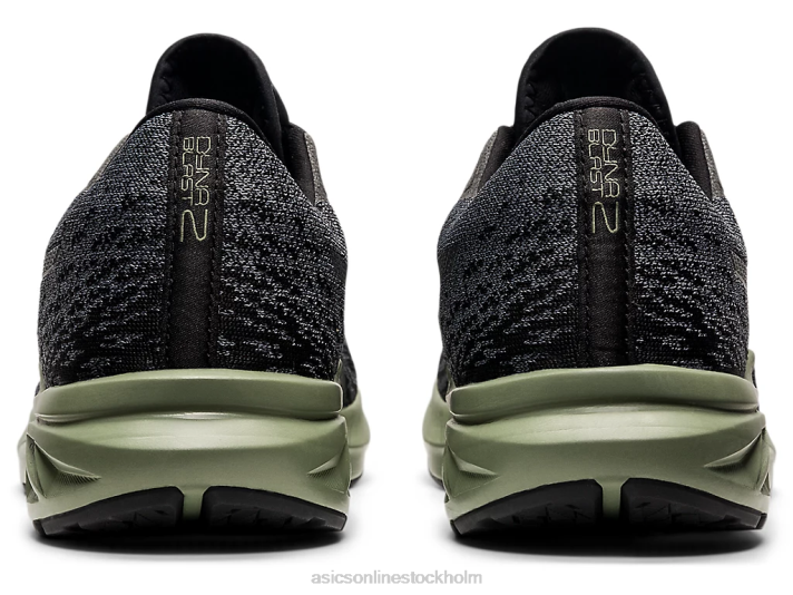 Asics dynablast 2 män D6D01519 svart/bärgrå