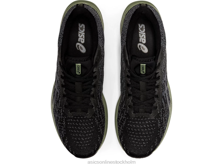 Asics dynablast 2 män D6D01519 svart/bärgrå