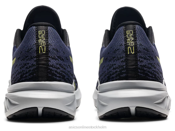 Asics dynablast 2 män D6D01732 svart/glödgul